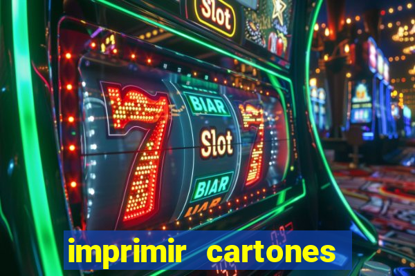 imprimir cartones de bingo